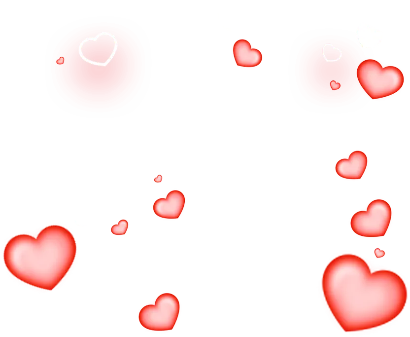 hearts floating image